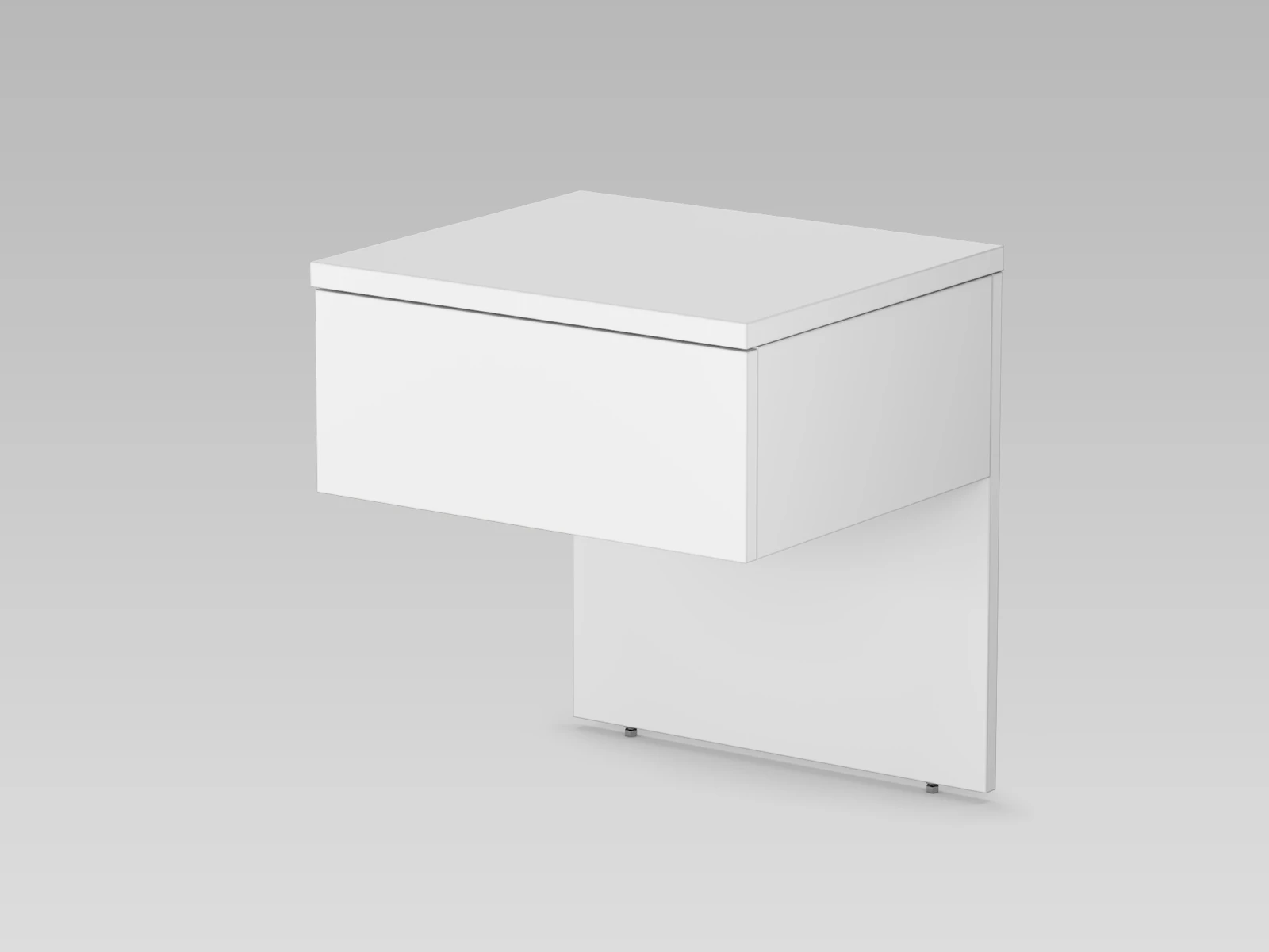 2 Mesa de cabeceira Classic Branco