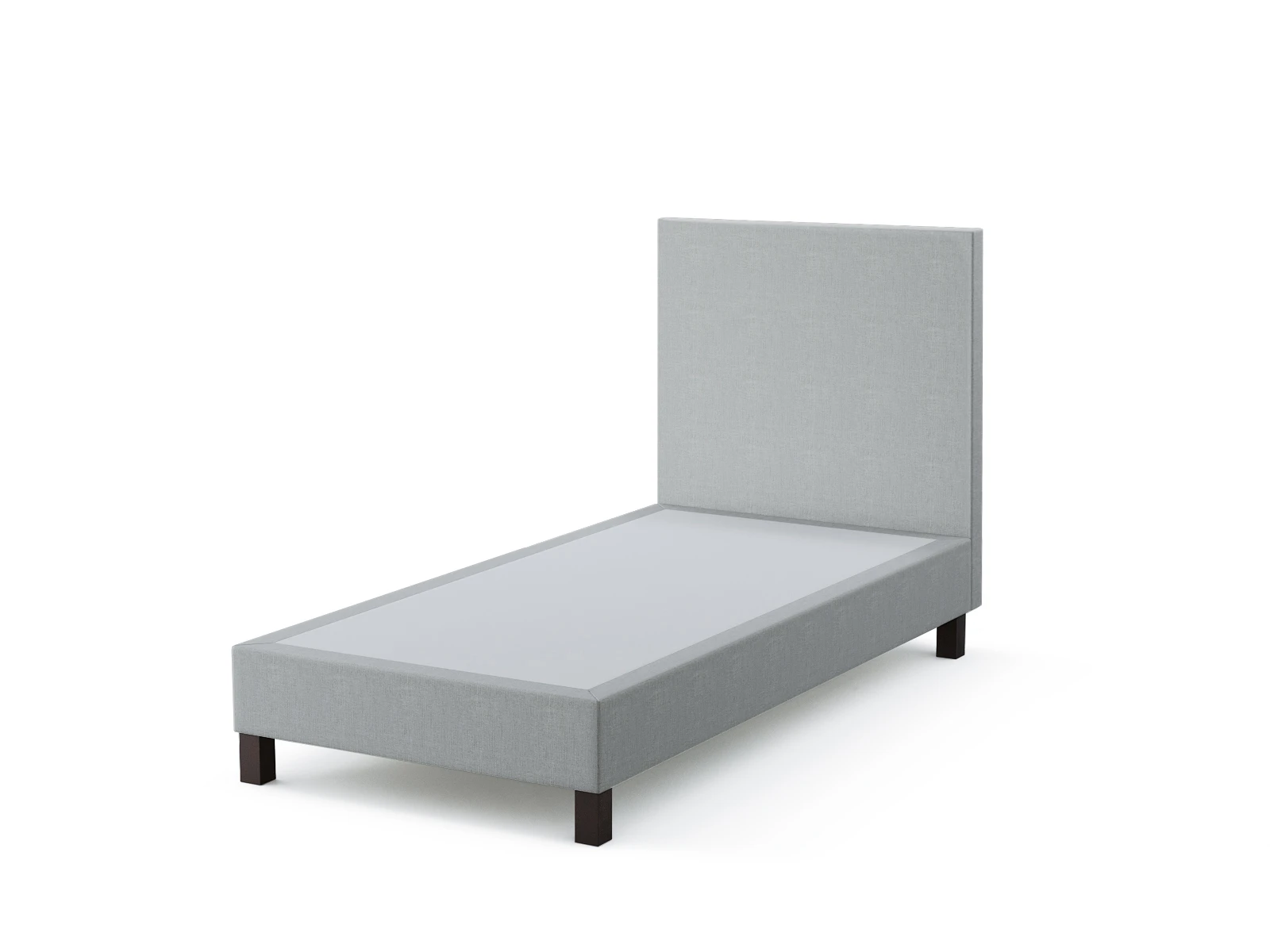 Cama individual estofada 100x200cm Bege Claro  picture 2